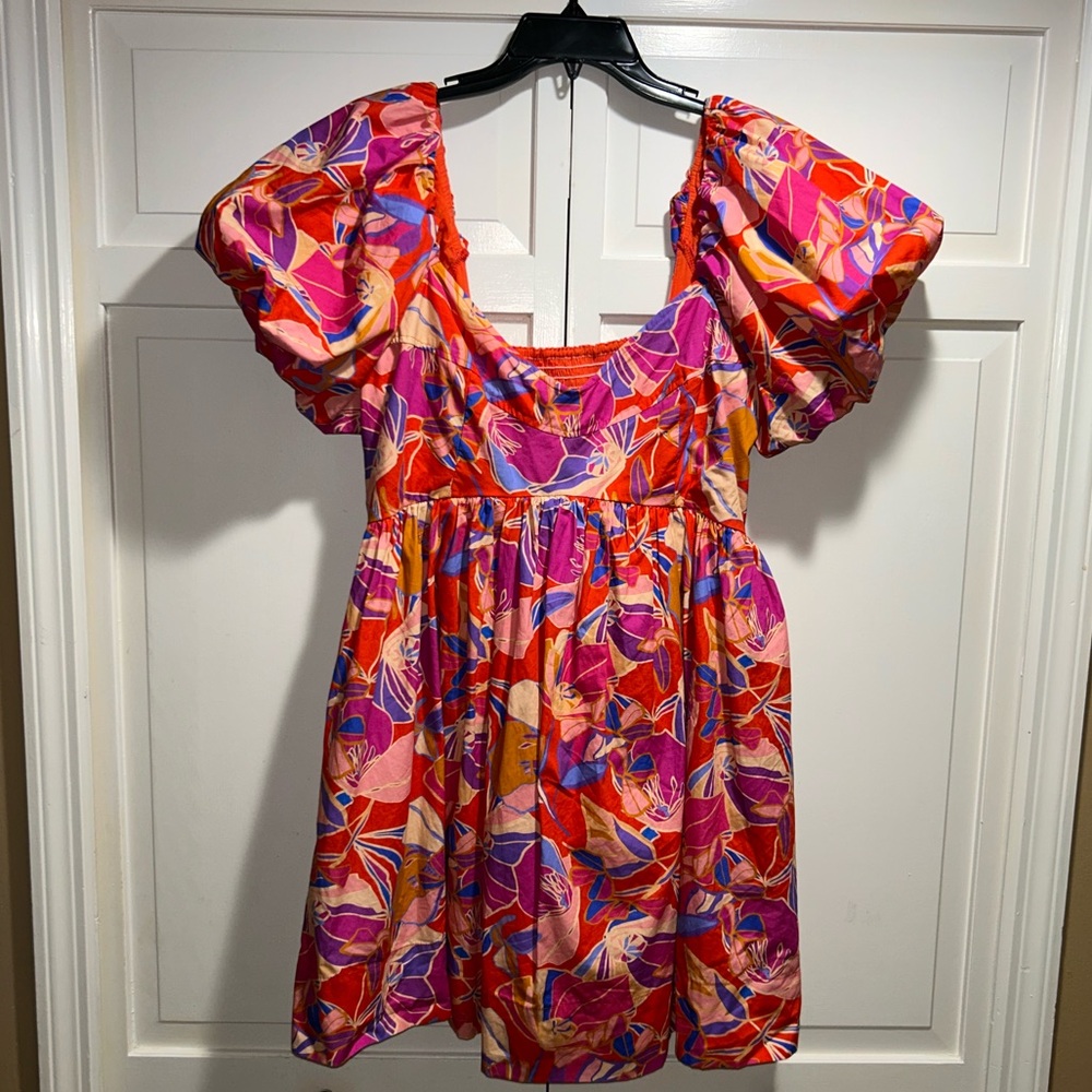 AQUA Classic Sweetheart Minidress with puff sleeves/pockets from Bloomingdale’s